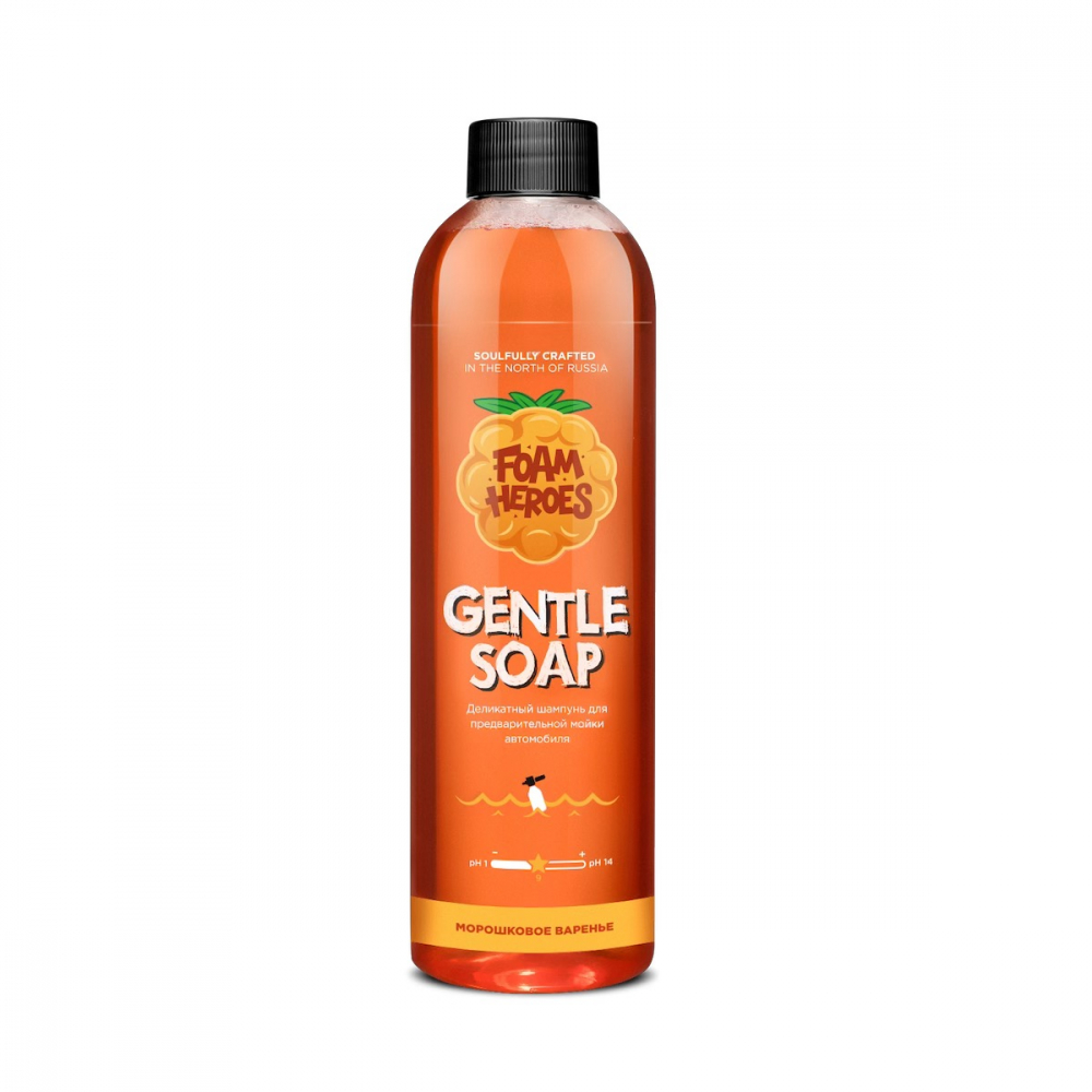 Foam Heroes Gentle Soap Сloudberry деликатный шампунь для предварительной мойки, 500мл, арт.FHB102