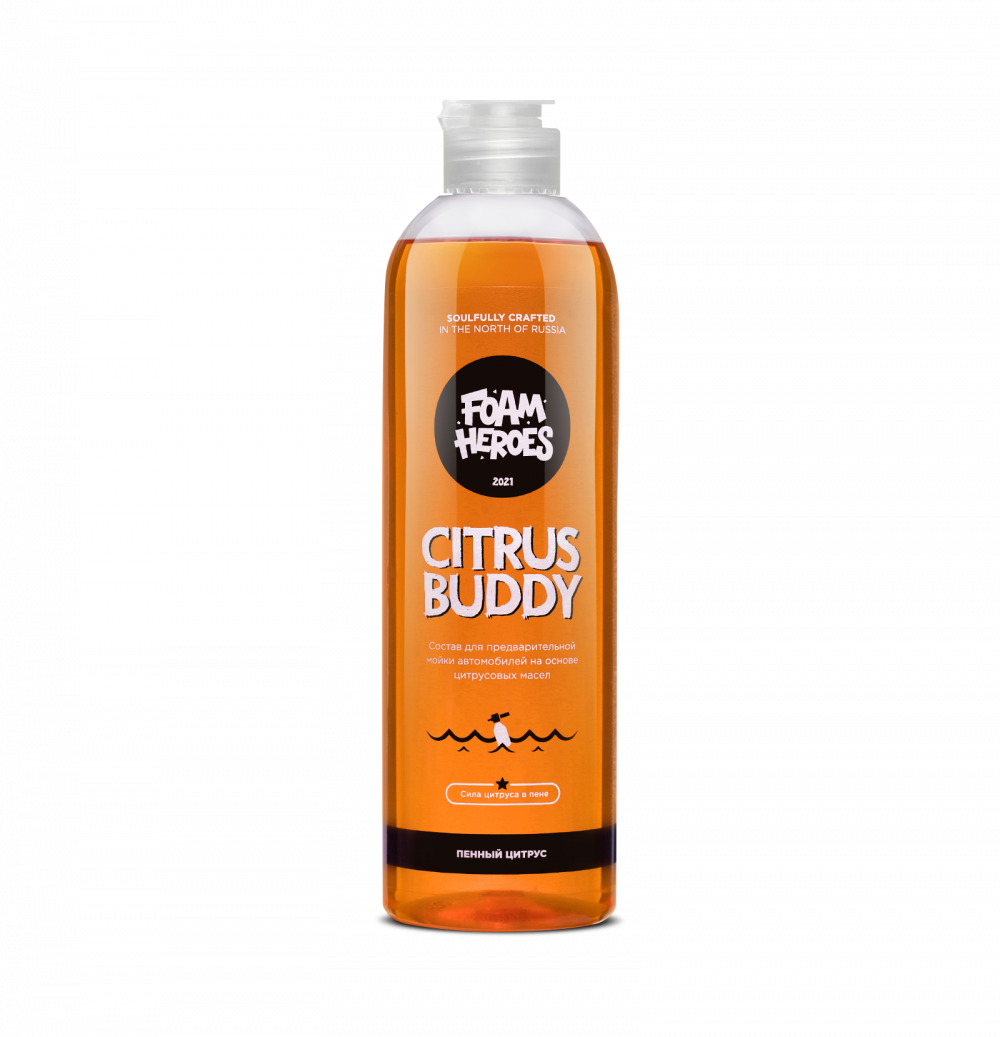 Foam Heroes Citrus Buddy шампунь на основе цитрусовых для предварительной мойки, 500мл, арт.FHB033