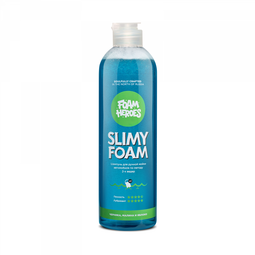 Foam Heroes Slimy Foam шампунь для ручной мойки автомобиля, 500мл, арт.FHB070