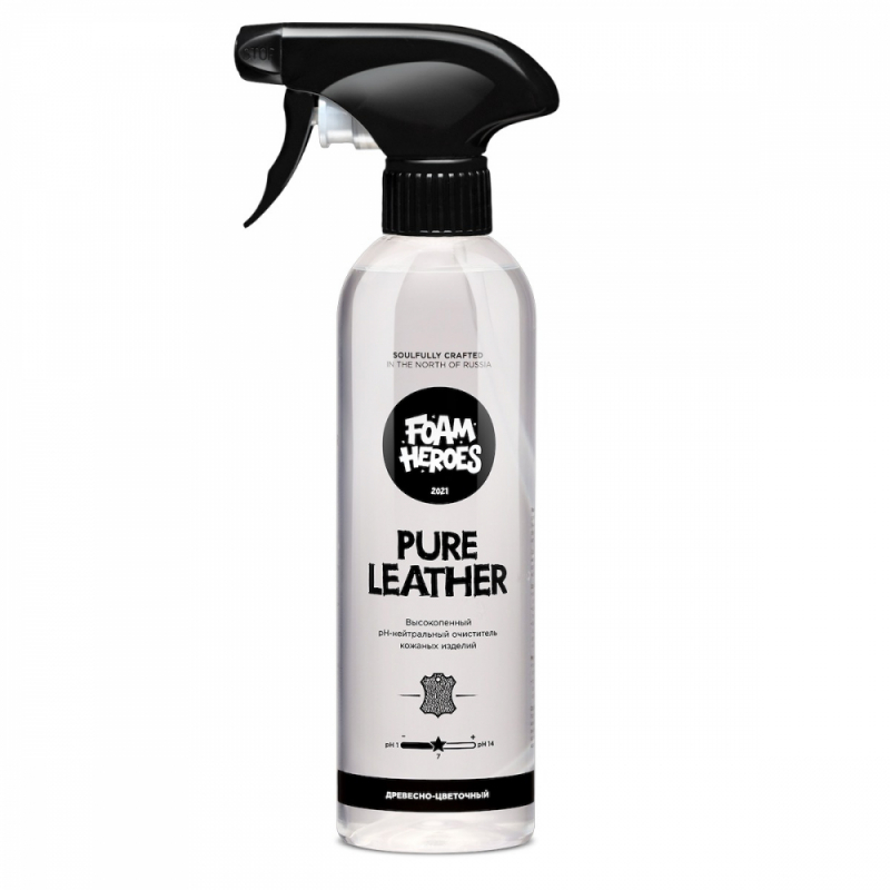 Foam Heroes Pure Leather деликатный очиститель кожи, 500мл, арт.FHB009