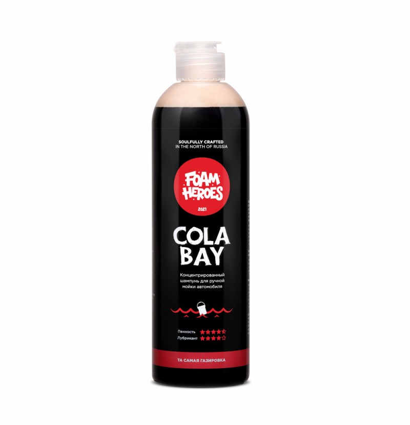 Foam Heroes Cola Bay шампунь для ручной мойки автомобиля, 500мл, арт.FHB001