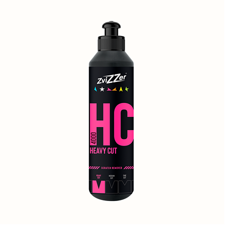 Полировальная паста ZviZZer HC 4000 Heavy Cut абразивная, 250ml,