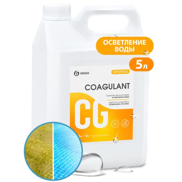 Средство для коагуляции (осветления) воды CRYSPOOL Coagulant (канистра 5,9кг)