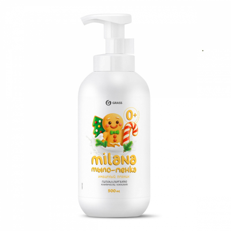 Мыло-пенка "Milana" Имбирный пряник (флакон 500 мл)
