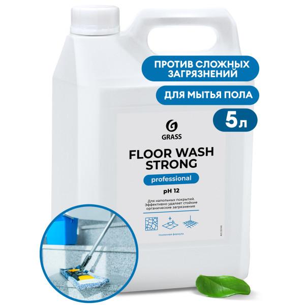 Щелочное средство для мытья пола "Floor wash strong" (канистра 5,6 кг)