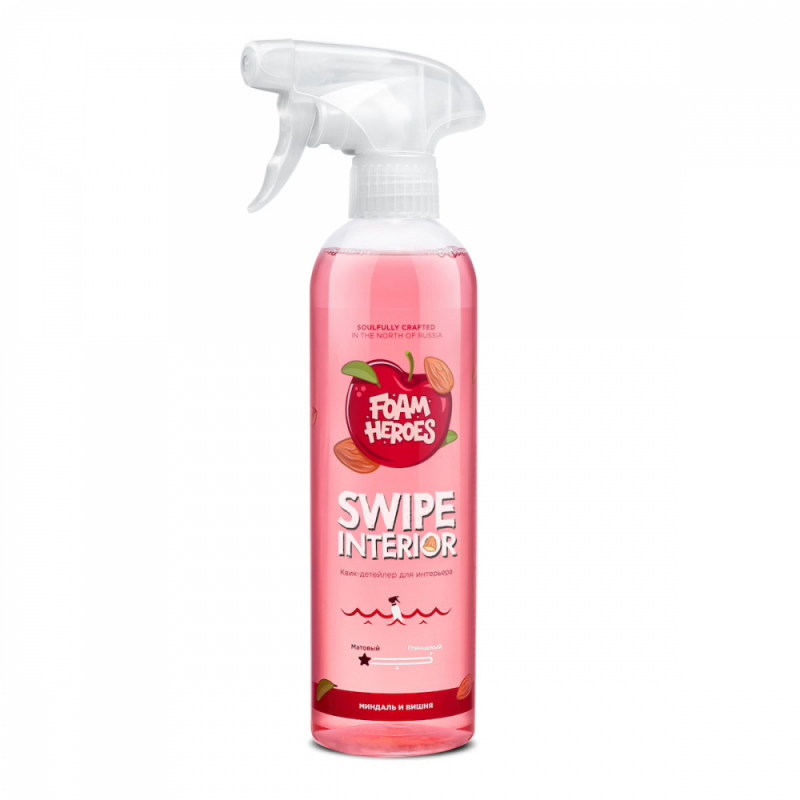 Foam Heroes Swipe Interior квик-детейлер для интерьера миндаль и вишня, 500мл, арт.FHB106